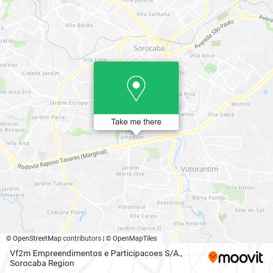 Vf2m Empreendimentos e Participacoes S / A. map