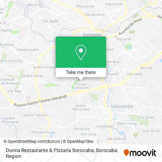 Donna Restaurante & Pizzaria Sorocaba map