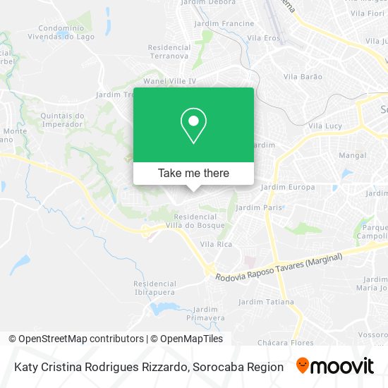 Mapa Katy Cristina Rodrigues Rizzardo