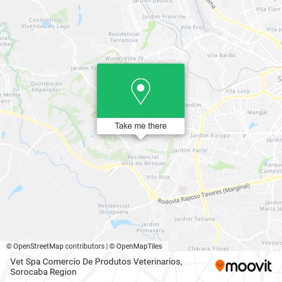 Vet Spa Comercio De Produtos Veterinarios map