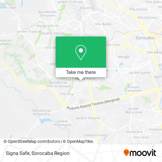 Signa Safe map