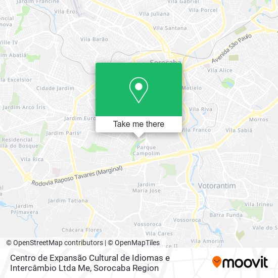 Centro de Expansão Cultural de Idiomas e Intercâmbio Ltda Me map