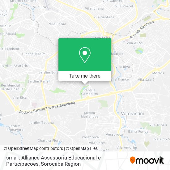Mapa smart Alliance Assessoria Educacional e Participacoes