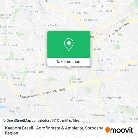 Kaapora Brasil - Agrofloresta & Ambiente map