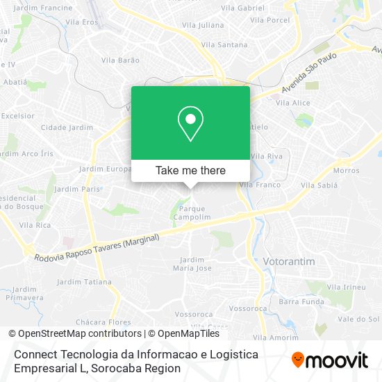 Connect Tecnologia da Informacao e Logistica Empresarial L map