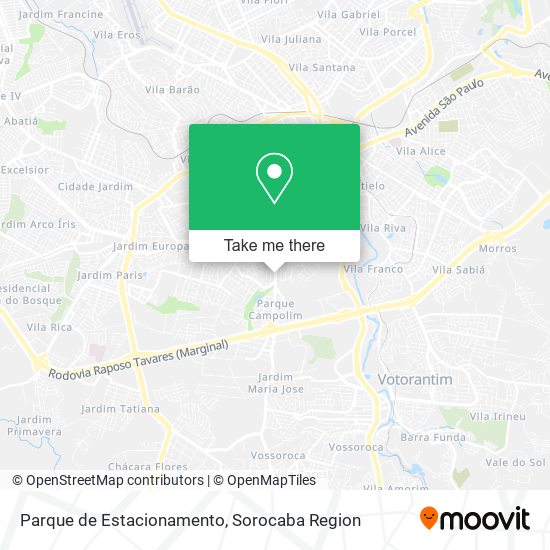 Parque de Estacionamento map