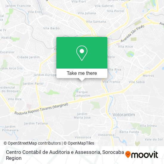 Centro Contábil de Auditoria e Assessoria map