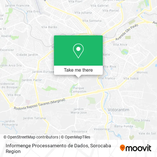 Informenge Processamento de Dados map