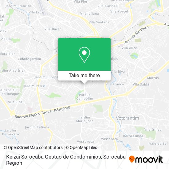 Keizai Sorocaba Gestao de Condominios map