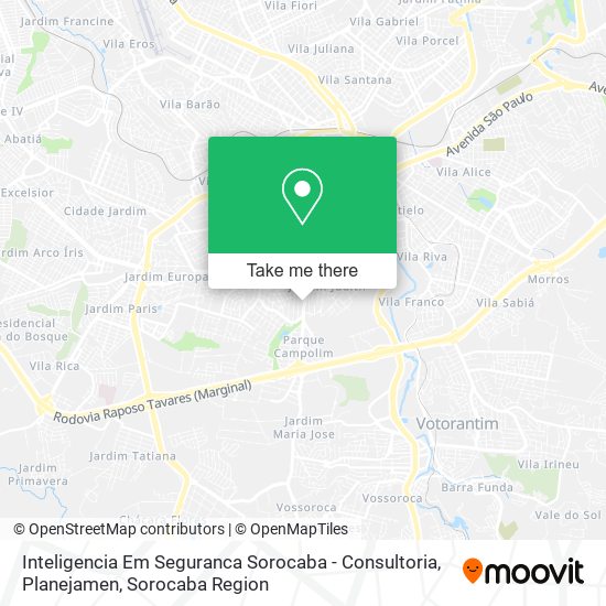 Mapa Inteligencia Em Seguranca Sorocaba - Consultoria, Planejamen