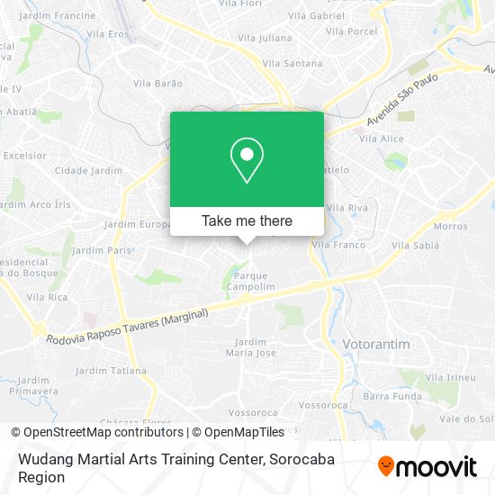 Wudang Martial Arts Training Center map