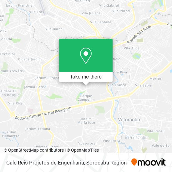 Mapa Calc Reis Projetos de Engenharia