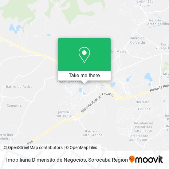 Imobiliaria Dimensão de Negocios map