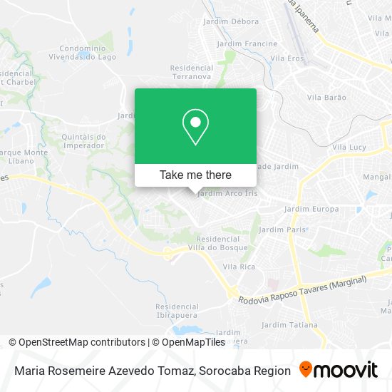 Mapa Maria Rosemeire Azevedo Tomaz