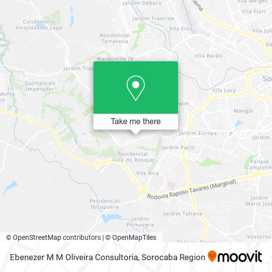 Ebenezer M M Oliveira Consultoria map