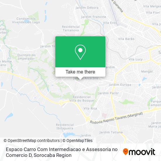 Espaco Carro Com Intermediacao e Assessoria no Comercio D map