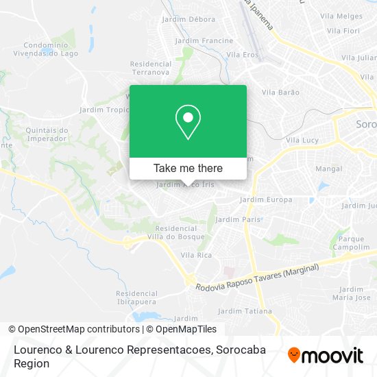 Mapa Lourenco & Lourenco Representacoes