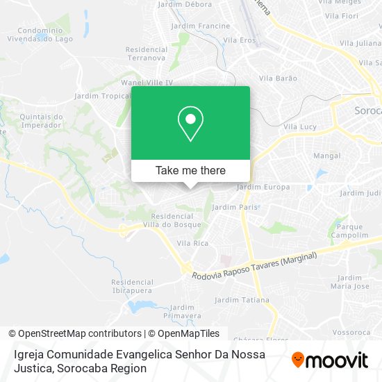 Igreja Comunidade Evangelica Senhor Da Nossa Justica map