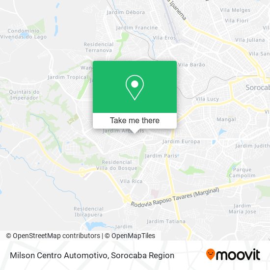 Milson Centro Automotivo map