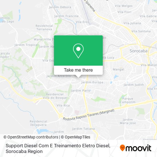 Mapa Support Diesel Com E Treinamento Eletro Diesel