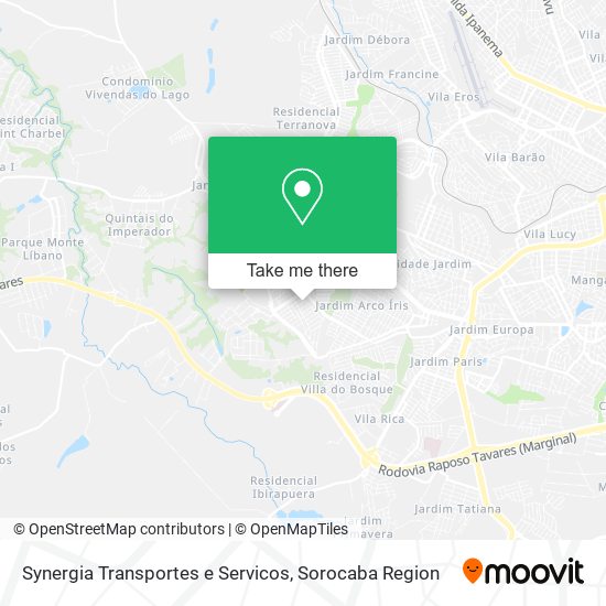 Synergia Transportes e Servicos map