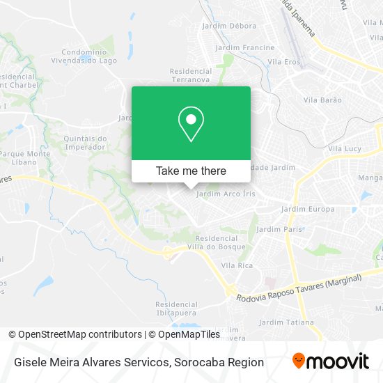 Gisele Meira Alvares Servicos map