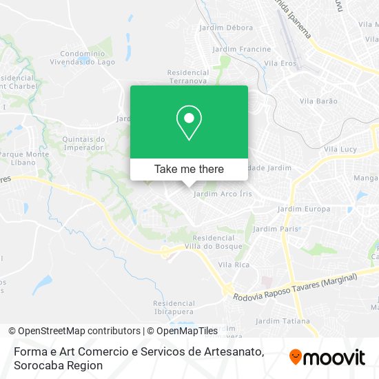 Forma e Art Comercio e Servicos de Artesanato map