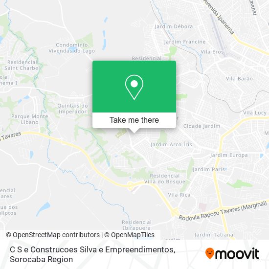 C S e Construcoes Silva e Empreendimentos map