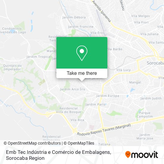 Emb Tec Indústria e Comércio de Embalagens map