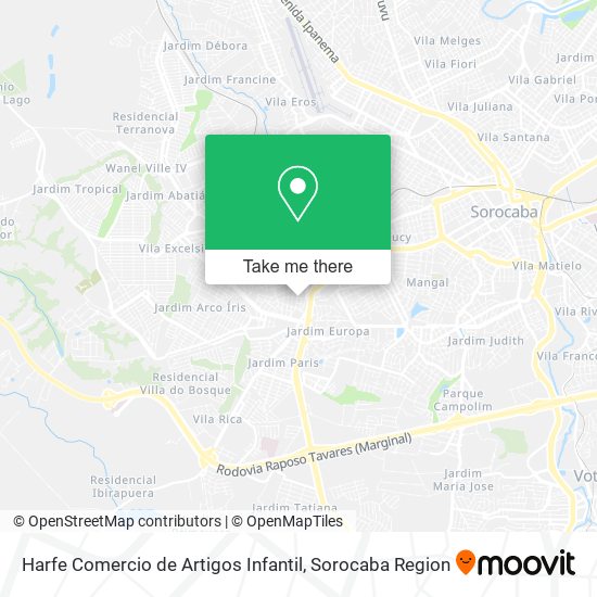 Harfe Comercio de Artigos Infantil map