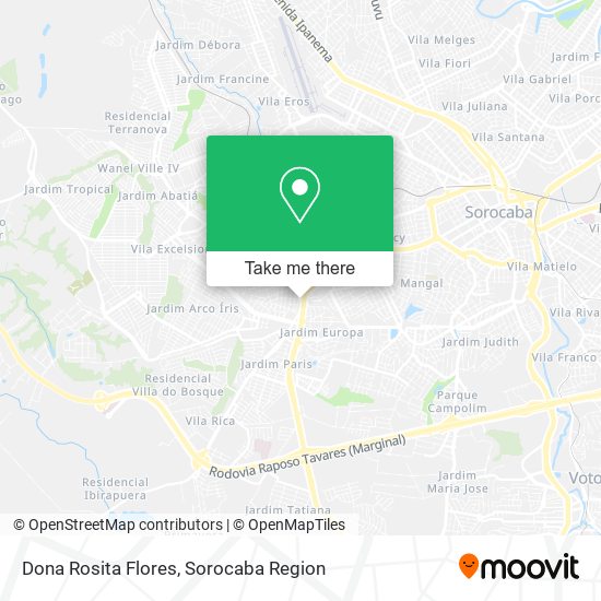 Dona Rosita Flores map