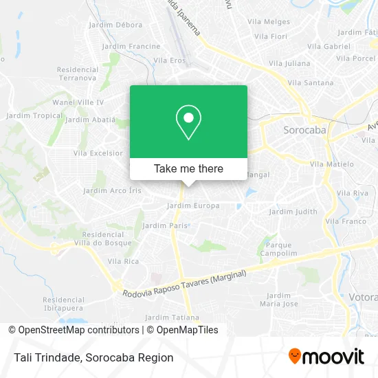 Tali Trindade map