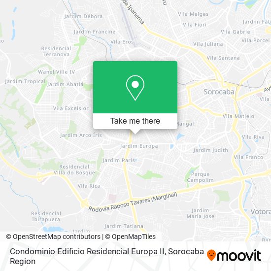 Mapa Condominio Edificio Residencial Europa II