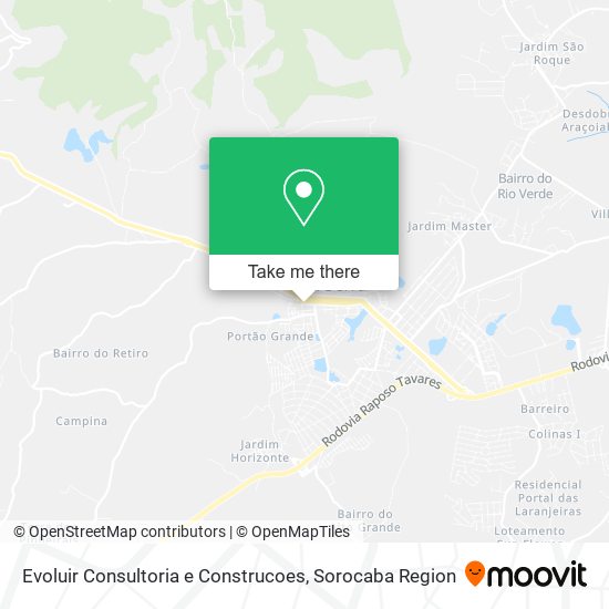 Evoluir Consultoria e Construcoes map