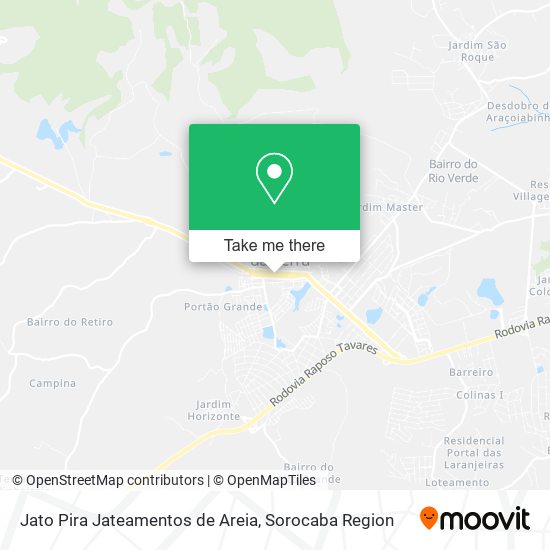 Jato Pira Jateamentos de Areia map