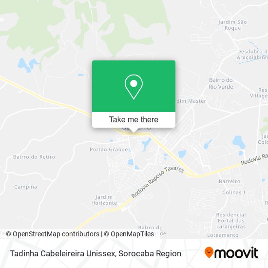 Mapa Tadinha Cabeleireira Unissex