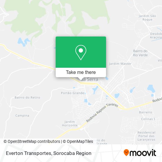 Everton Transportes map