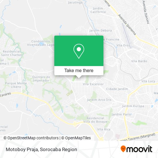 Motoboy Praja map
