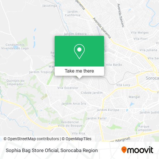 Sophia Bag Store Oficial map