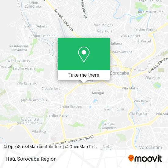 Itaú map