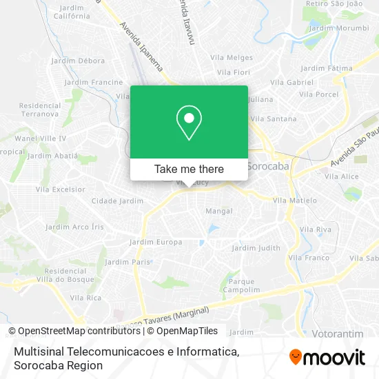 Multisinal Telecomunicacoes e Informatica map