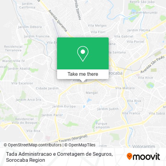 Mapa Tada Administracao e Corretagem de Seguros