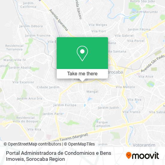 Portal Administradora de Condominios e Bens Imoveis map