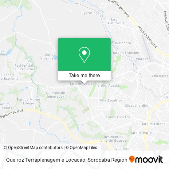 Queiroz Terraplenagem e Locacao map