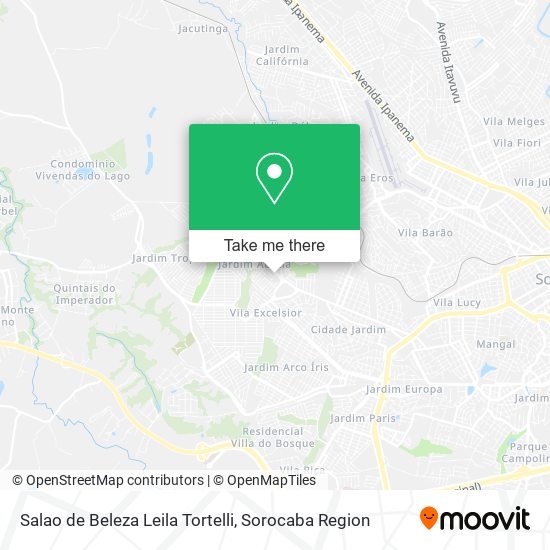 Salao de Beleza Leila Tortelli map