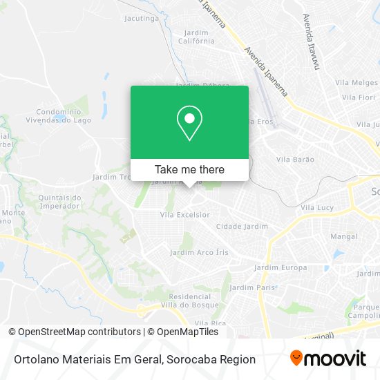 Ortolano Materiais Em Geral map