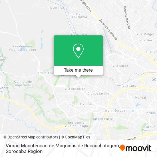 Mapa Vimaq Manutencao de Maquinas de Recauchutagem