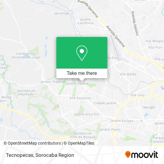 Tecnopecas map