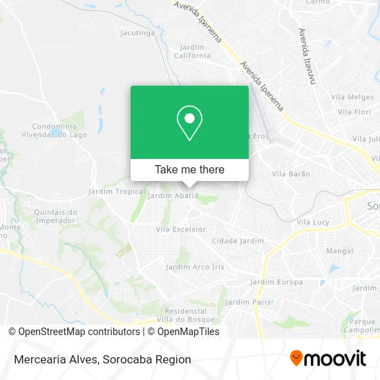 Mercearia Alves map
