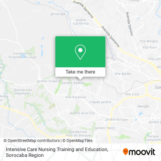 Intensive Care Nursing Training and Education map